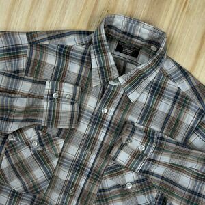 True Vintage 70s Towncraft Plaid Shirt‎ M Workwear Rockabilly About 21x31